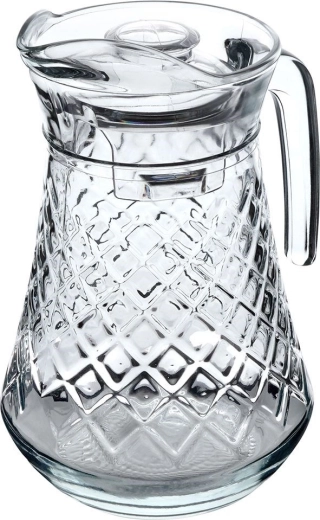 Debelo steklo z dekorativnim reliefom