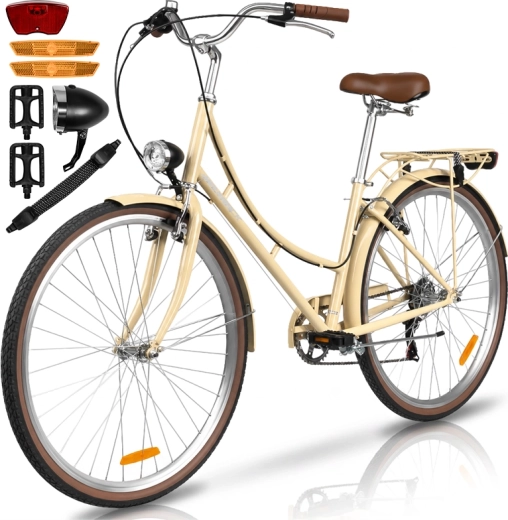Women’s city bike Avilo creamy - 1 piece
