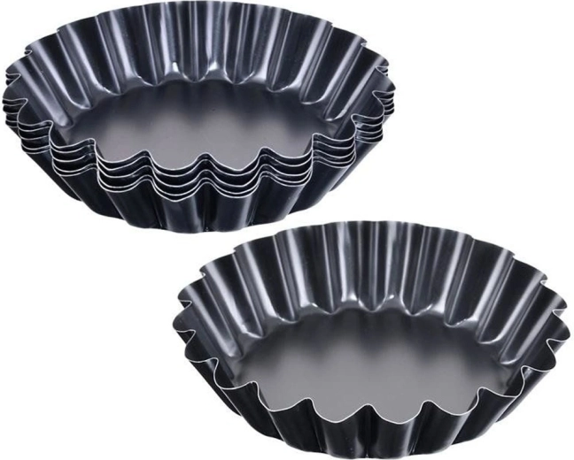 Orion metal tartlet tins 9 cm - 6 pcs