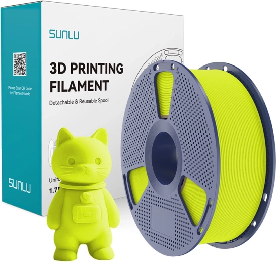 Sunlu PLA Matte filament svetlo zelen