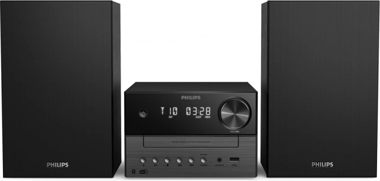 philips mikro sistem tam3505m2 kompaktni stereo z dab+, cd, bluetooth 5.4 in usb
