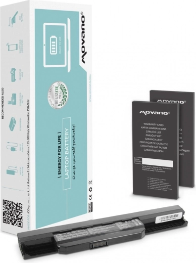 Baterija Movano za prenosnike Asus K53S/X53S/X53U/X54C 4400 mAh (48 Wh)