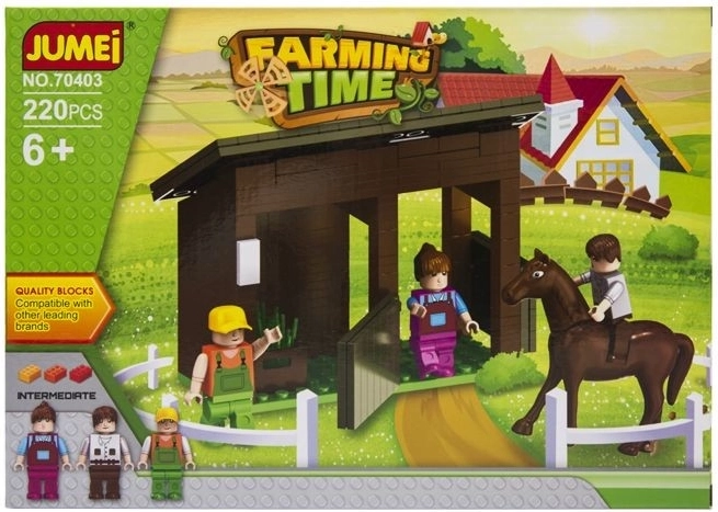 Stavbnica Jumei farma Farming Time 220 delov - 1 kos