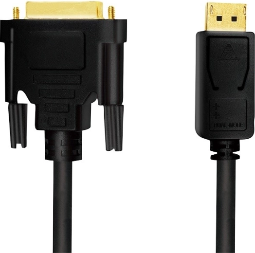 LogiLink kabel DisplayPort 1.2 na DVI, 2 m, črn