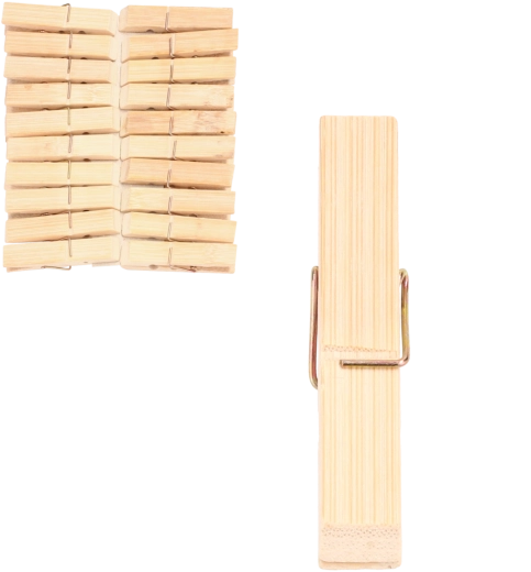 Leseni ščipalci za perilo, set 20 kosov
