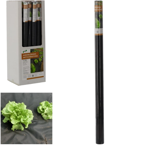 Agrotekstil proti plevelu 1 × 10 m črna 50 g/m²