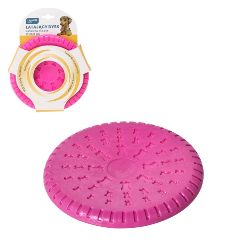 Leteči disk za pse 23,5 cm – oranžen, plavajoč in vzdržljiv