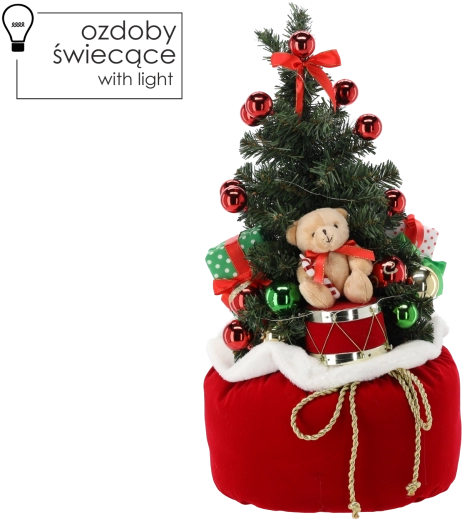 Stabilno tekstilno podnožje v darilnem slogu