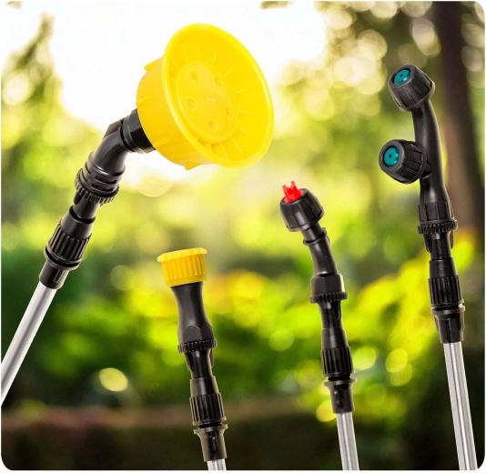 4 šobe za vsako nalogo na vrtu