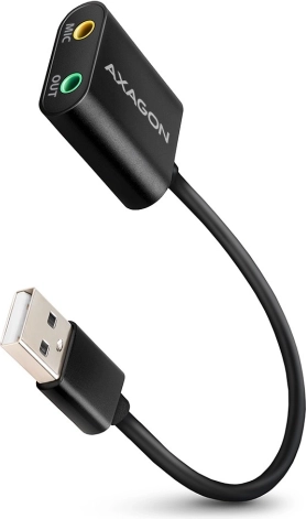 Zunanja zvočna kartica USB 2.0 48kHz/16-bit stereo Axagon