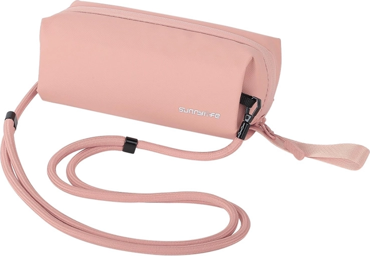 Torbica Sunnylife za DJI Osmo Pocket 3, Insta360 GO Ultra, športno kamero in pametni telefon (rožnata)
