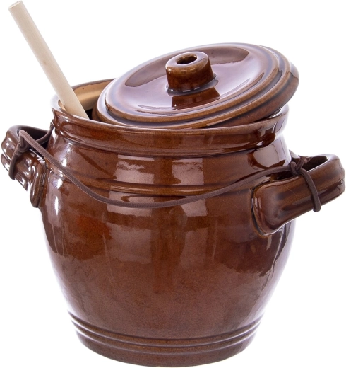 Keramika za domače pickles in postrežbo