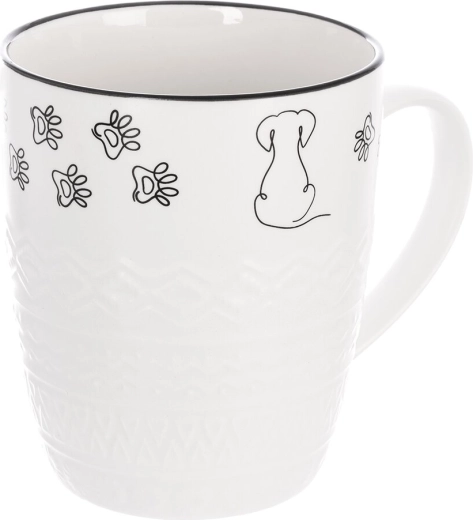 Prikupen motiv kužka in tačk