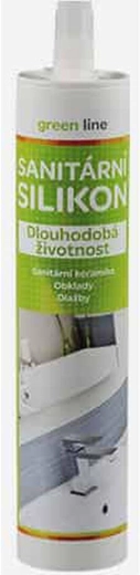 Sanitarni silikon bel 280 ml GREEN LINE