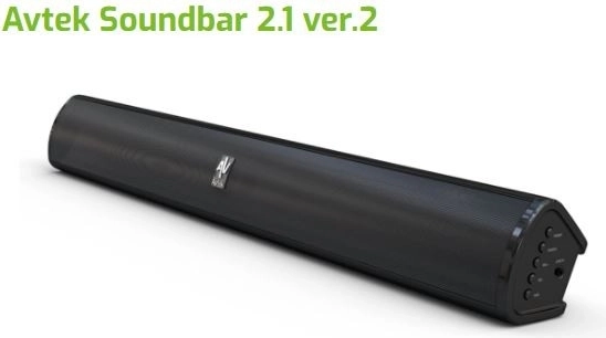 Zvočna letev 2.1 AVTEK različica 2 z bass-reflexom