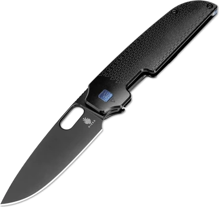 Kizer Varatas – žepni zložljivi nož, črn titan, rezilo 8,3 cm