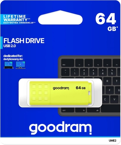 USB ključ GOODRAM NEO 64 GB rumen