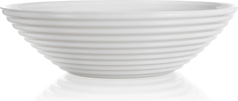 Steklena skledica za juho 20 cm HARENA bela