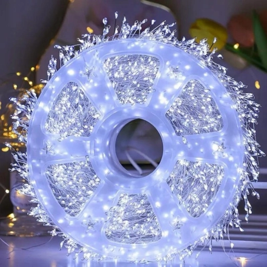 300 micro LED bulbs across 9 metres