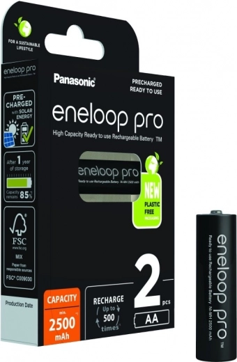Akumulator Eneloop Pro AA 2500 mAh 2 kosa