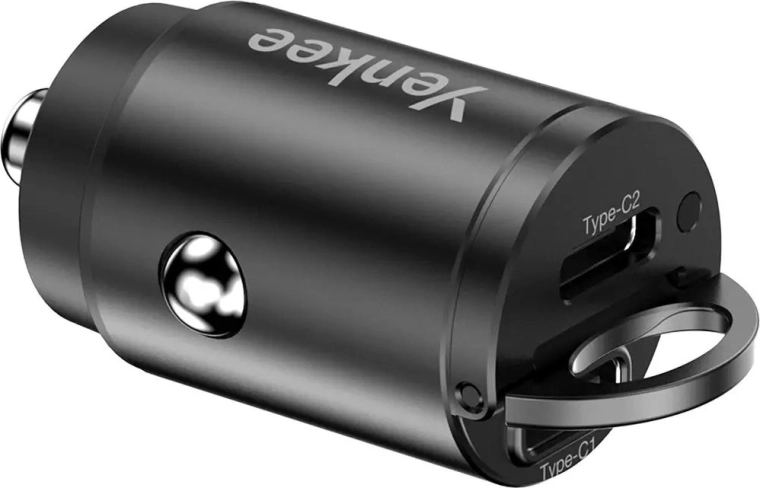 Dva vrata USB‑C za sočasno polnjenje