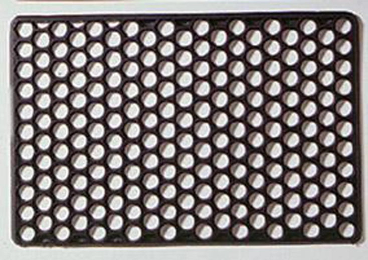 Gumijasta predpražnik 40 × 60 cm črna TORO