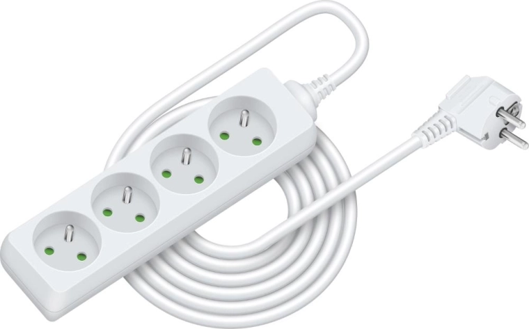 RETLUX Extension Lead 5 m with 4 Sockets