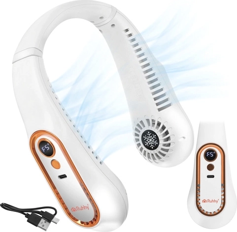 Napenjalni ventilator RUHHY brez lopatic z LED-zaslonom in USB‑C