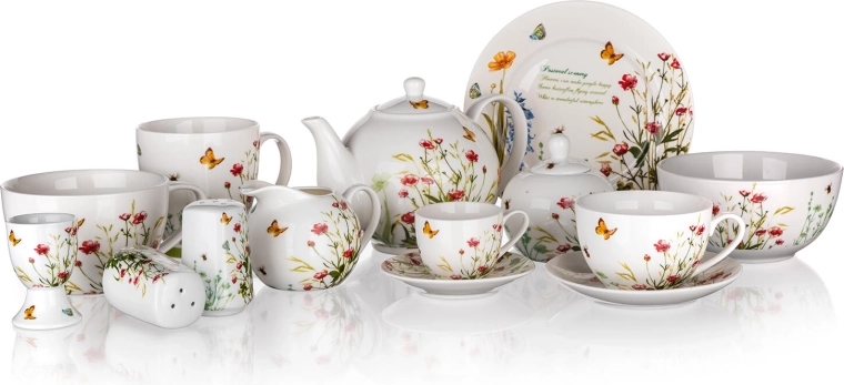 Uskladite celoten servirni set