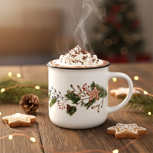 Udoben ročaj in črn rob za slog in udobje