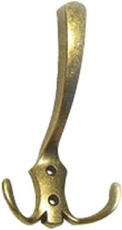 Stenski obešalnik Romana I 77 × 130 mm medeninasta patina