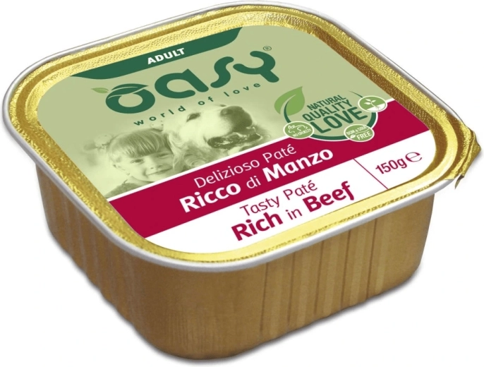 OASY Tasty Pate Adult goveja pašteta za pse 150 g