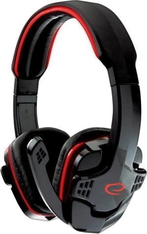 Gaming slušalke z mikrofonom Raven rdeče