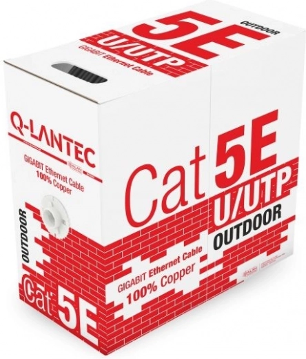 Zunanji podatkovni kabel U/UTP Cat.5e, 100 % baker, 305 m