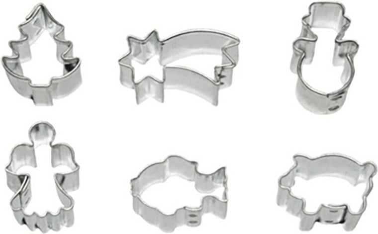 Mikro modelčki za piškote – set 6 kosov