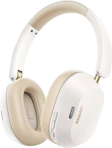Ugreen HiTune Max 5C wireless headphones with hybrid ANC and Bluetooth 5.4, white