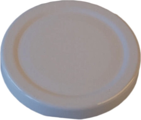 Privijačni pokrov TWIST 63 mm bel (10 kos)