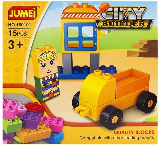 Gradbeni komplet Jumei City Builder mesto – gradnja 15 delov 20 × 19 cm - 1 kos