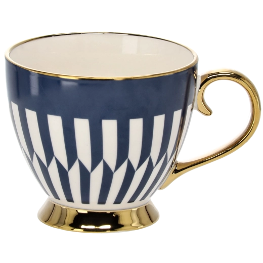 Eleganten dizajn z zlatimi poudarki