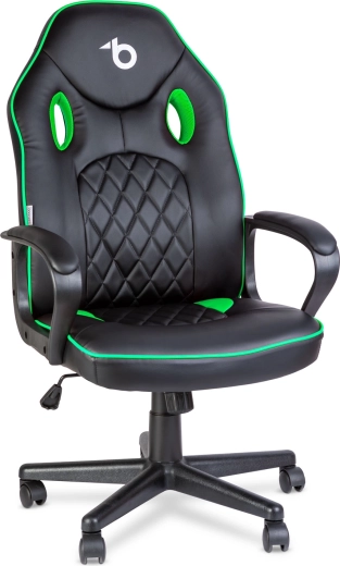 Gaming Chair with Backrest – Black/Green