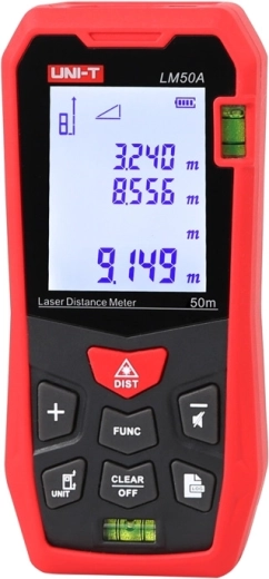 Osvetljen zaslon in vgrajeni libeli