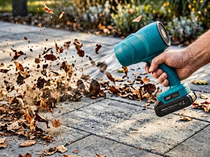 Močan zračni tok za hitro čiščenje