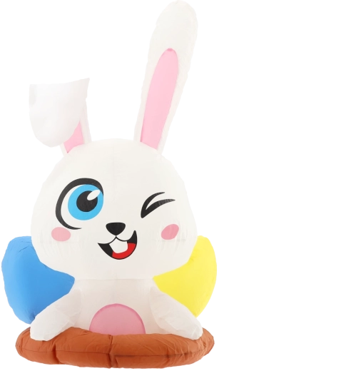 Nafihnjen zajček iz rova 120 cm z LED