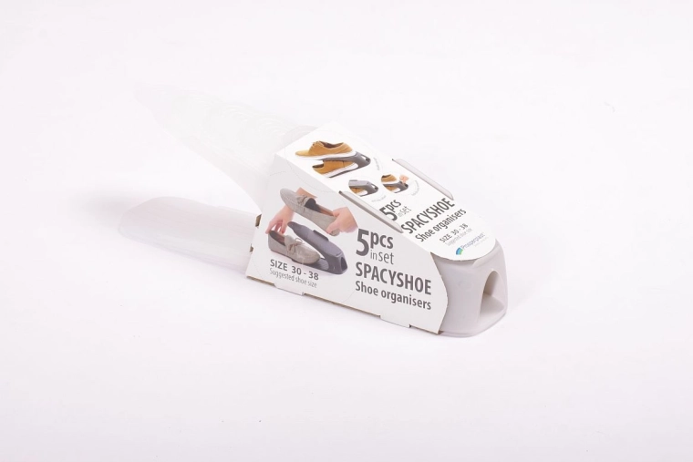 Set prozornih organizatorjev za čevlje 30–38, prihranek prostora