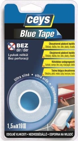 Dvostranski montažni trak BLUE CEYS 19 mm × 1,5 m