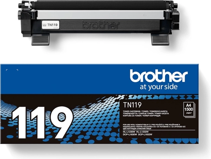 Brother toner TN-119 pro HL-1230 / DCP-1630, črn, 15.000 strani
