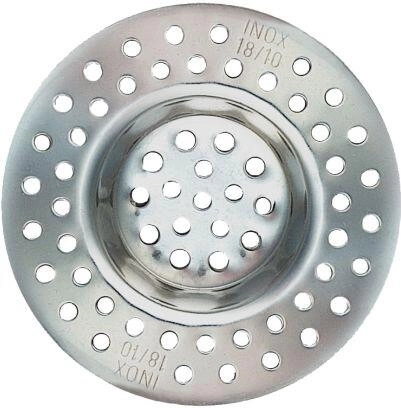 Nerjaveč lovilec nečistoč za pomivalno korito 6,8 cm (2 kosa)