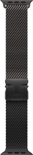 Black titanium Milanese loop for 49 mm case – size M