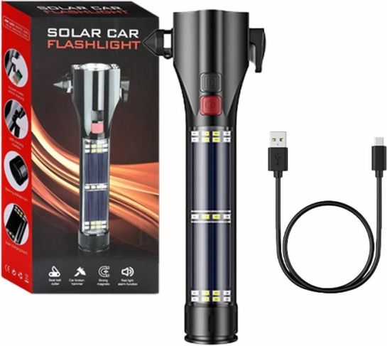 Solarna svetilka Superfire z varnostnimi funkcijami 310 lm