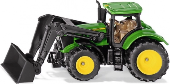 Traktor John Deere s čelnim nakladalnikom